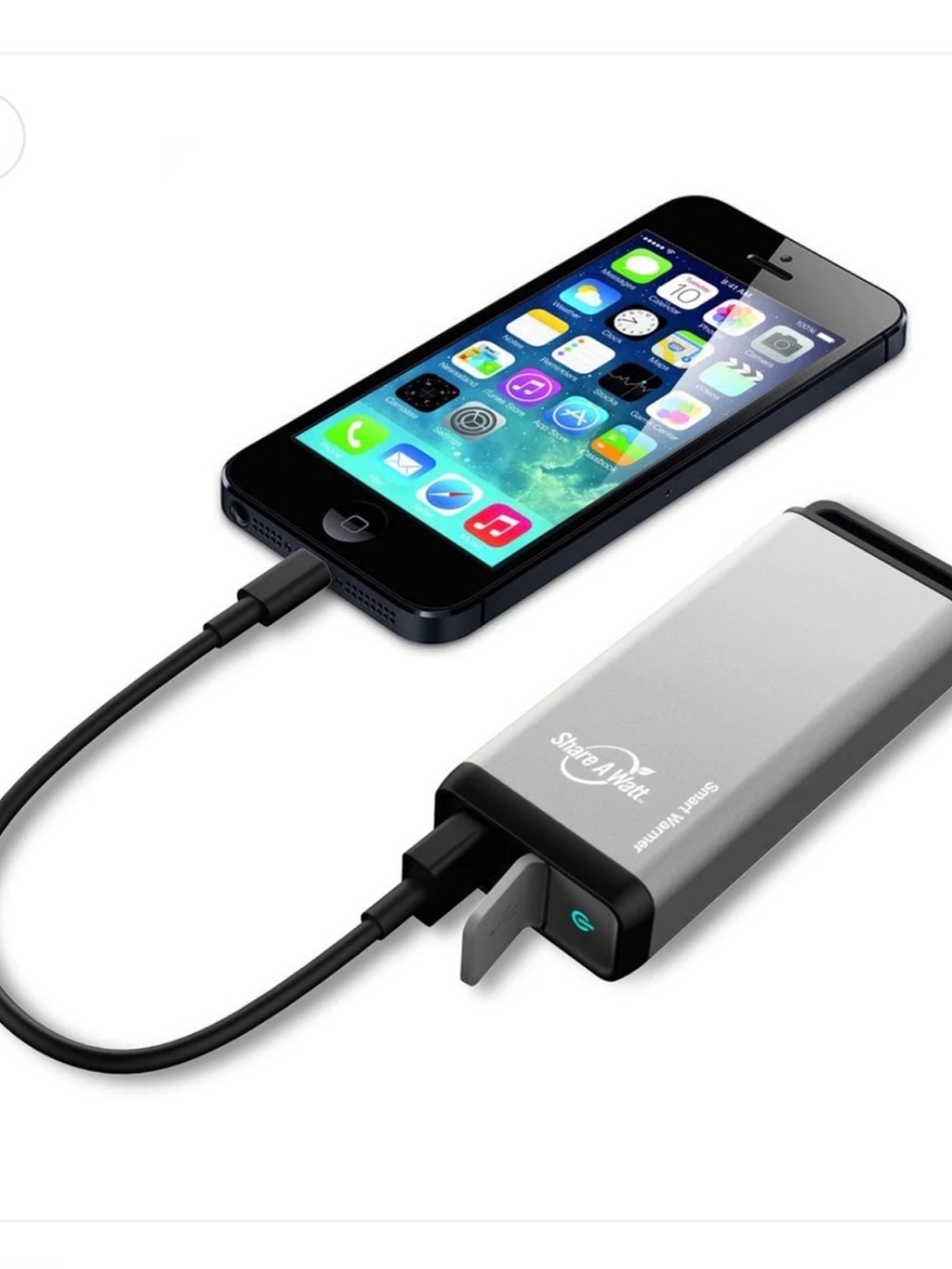 Only today 3x$25 Smart Warmer 2000 Portable Hand Warmer & Charger - Silver - Picture 3 of 7